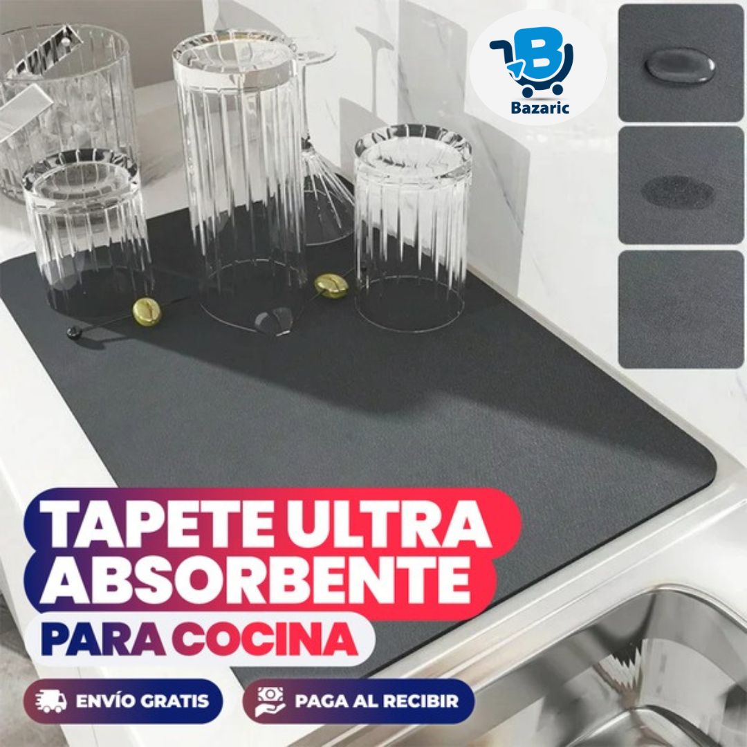 Tapete Ultra Absorbente - Mantén tu hogar seco y limpio al instante