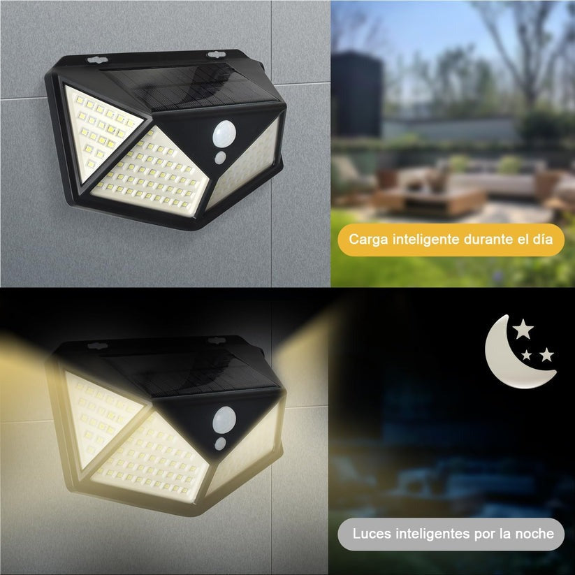 LAMPARA SOLAR LED PARA EXTERIORES